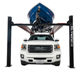 Olympic Equipment Extra-Wide Portable Boat & Trailer Storage 4-Post Lift HDMBL-10
