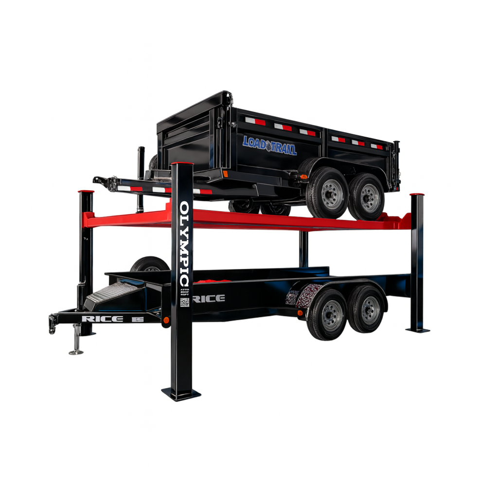 Olympic Equipment 9,000 lb Portable Boat & Trailer Storage 4-Post Lift HDMBL-9
