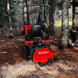MechMaxx 3-Point PTO Stump Grinder with 34 Carbide Teeth (PTO Shaft Included with Slip Clutch), for 15-45HP Tractor, SG24 – Orange