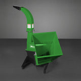 MechMaxx 3-Point PTO Stump Grinder & Wood Chipper Bundle – Green