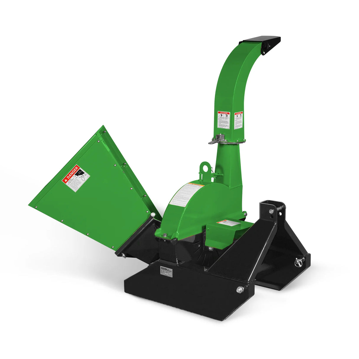 MechMaxx 3-Point PTO Stump Grinder & Wood Chipper Bundle – Green