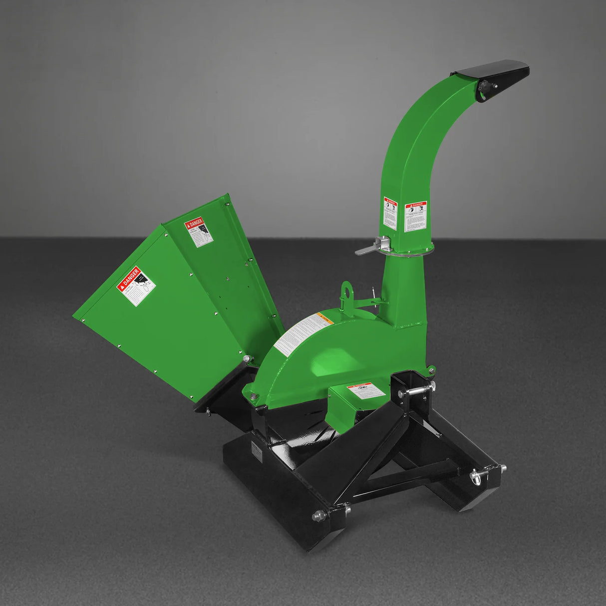 MechMaxx 3-Point PTO Stump Grinder & Wood Chipper Bundle – Green