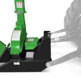 MechMaxx 3-Point PTO Stump Grinder & Wood Chipper Bundle – Green