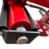 Katool SP50L shop press ram and pressure gauge detail