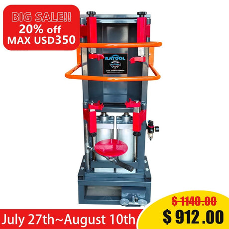 Katool SC-3T pneumatic strut spring compressor front view