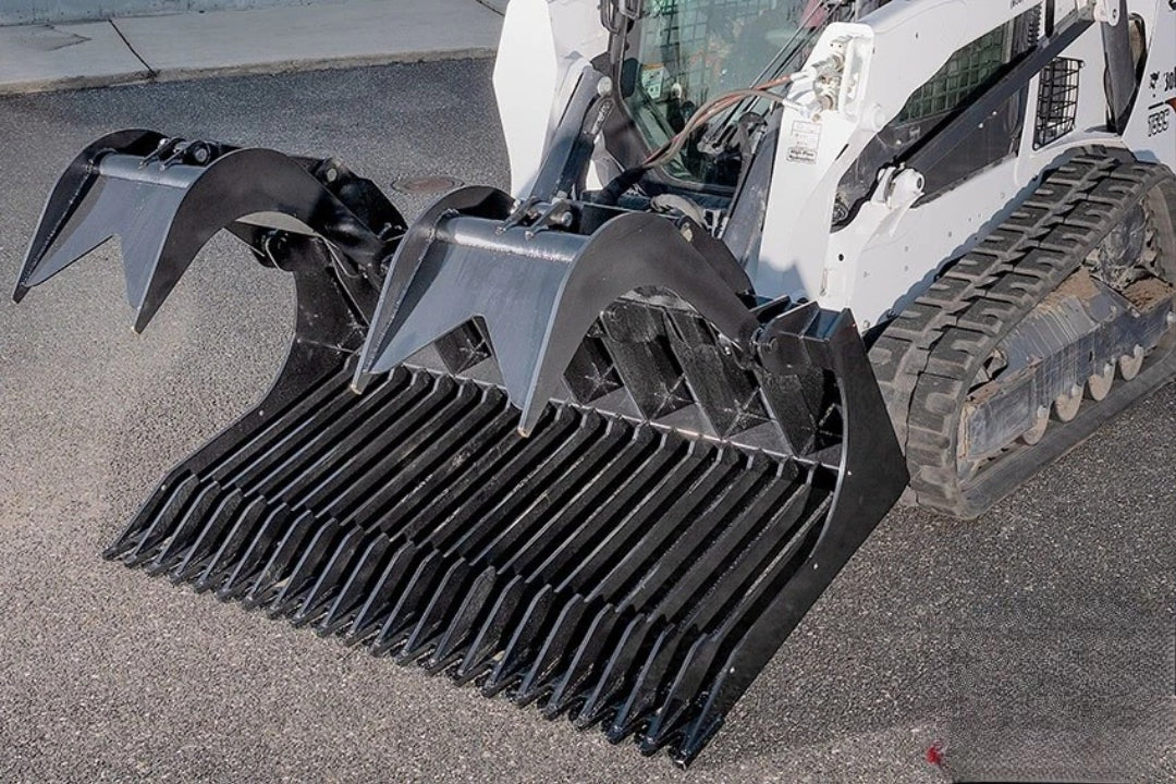 Ignite Attachments 82 in Skid Steer Rock Grapple