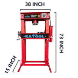 Katool SP50L 50 ton shop press full frame view