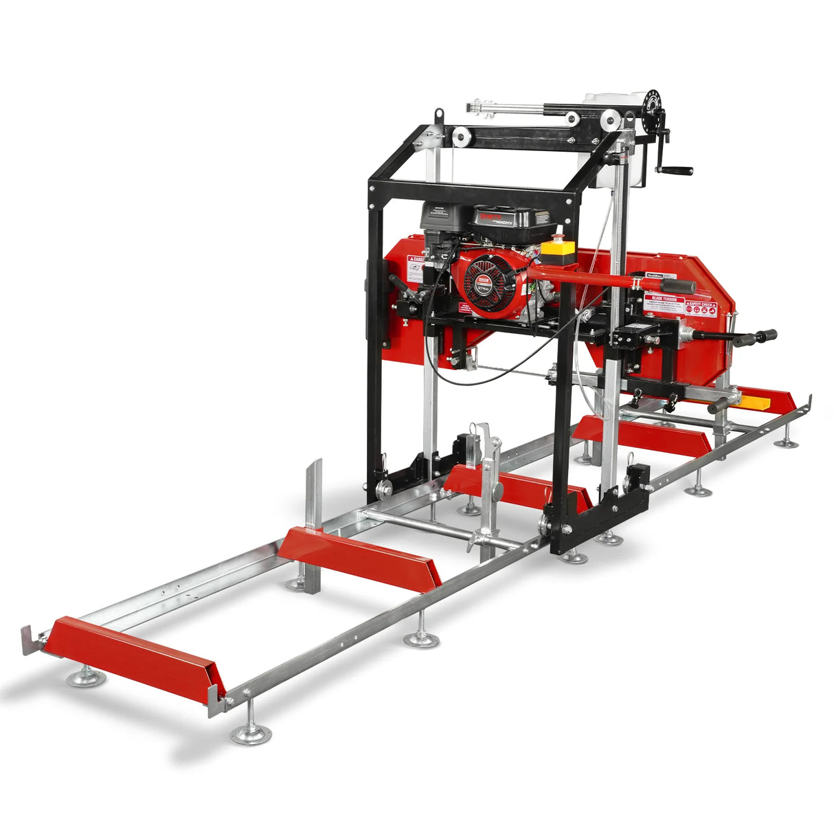 MechMaxx 22" Portable Sawmill, 274cc 8.1HP Gasoline Engine, 18" Board Width, 13' Track Length, SM-22