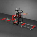 MechMaxx 22" Portable Sawmill, 274cc 8.1HP Gasoline Engine, 18" Board Width, 13' Track Length, SM-22