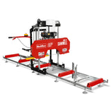 MechMaxx 22" Portable Sawmill, 274cc 8.1HP Gasoline Engine, 18" Board Width, 13' Track Length, SM-22