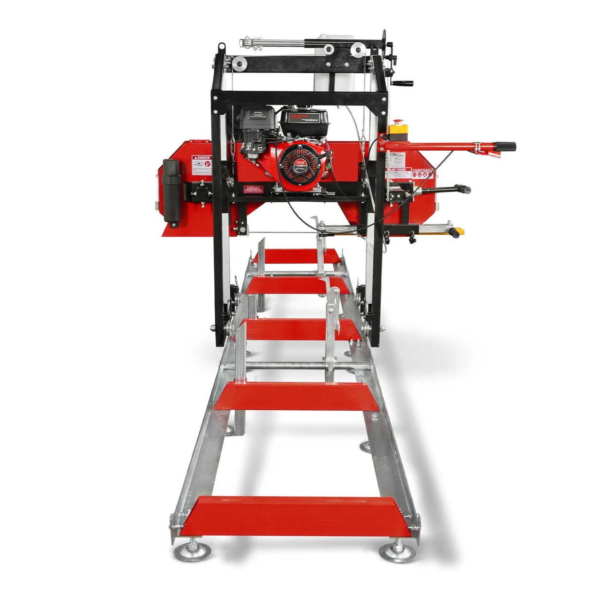 MechMaxx 22" Portable Sawmill, 274cc 8.1HP Gasoline Engine, 18" Board Width, 13' Track Length, SM-22