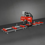 MechMaxx 26" Portable Sawmill (5x Blades Included), KOHLER CH440 429cc E-Start Gasoline Engine, 20" Board Width, 20' Track Length (13' Track Length + 6.4' Track Extension Included), SM-26