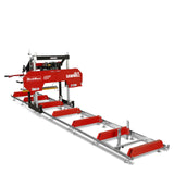MechMaxx 32" Portable Sawmill (5 x Blades Included), 459cc 15HP E-Start Gasoline Engine, 26.5" Board Width, 20' Track Length (13' Track Length + 6.4' Track Extension Included), SM-32