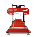 MechMaxx 32" Portable Sawmill, 459cc 15HP E-Start Gasoline Engine, 26.5" Board Width, 13' Track Length, SM-32
