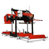 MechMaxx 32" Portable Sawmill, KOHLER CH440 429cc E-Start Gasoline Engine, 26.5" Board Width, 13' Track Length, SM-32