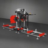 MechMaxx 18" Portable Sawmill, 212cc 7HP Gasoline Engine, 15" Board Width, 10' Track Length, SM-18