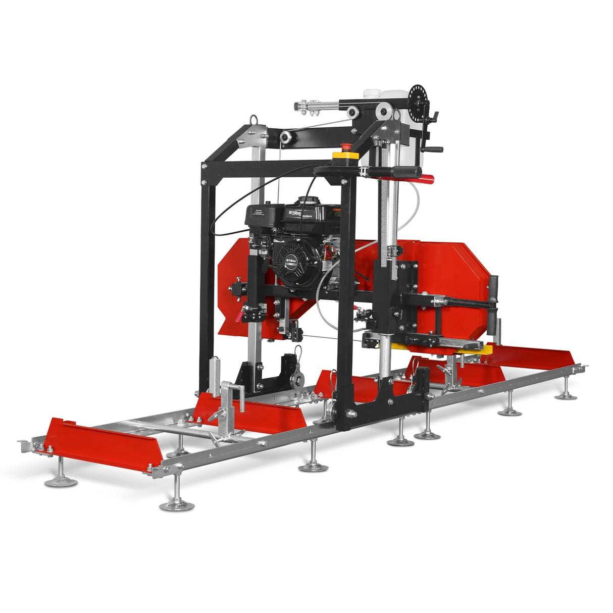 MechMaxx 18" Portable Sawmill, 212cc 7HP Gasoline Engine, 15" Board Width, 10' Track Length, SM-18