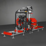 MechMaxx 18" Portable Sawmill, 212cc 7HP Gasoline Engine, 15" Board Width, 10' Track Length, SM-18