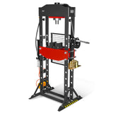 30 Ton H-Frame Air/Hydraulic Shop Press with Hand Winch & Press Pin Kit,  Fully Welded Steel Frame,  Safety Guard,  Foot Pedal Control,  HSP30