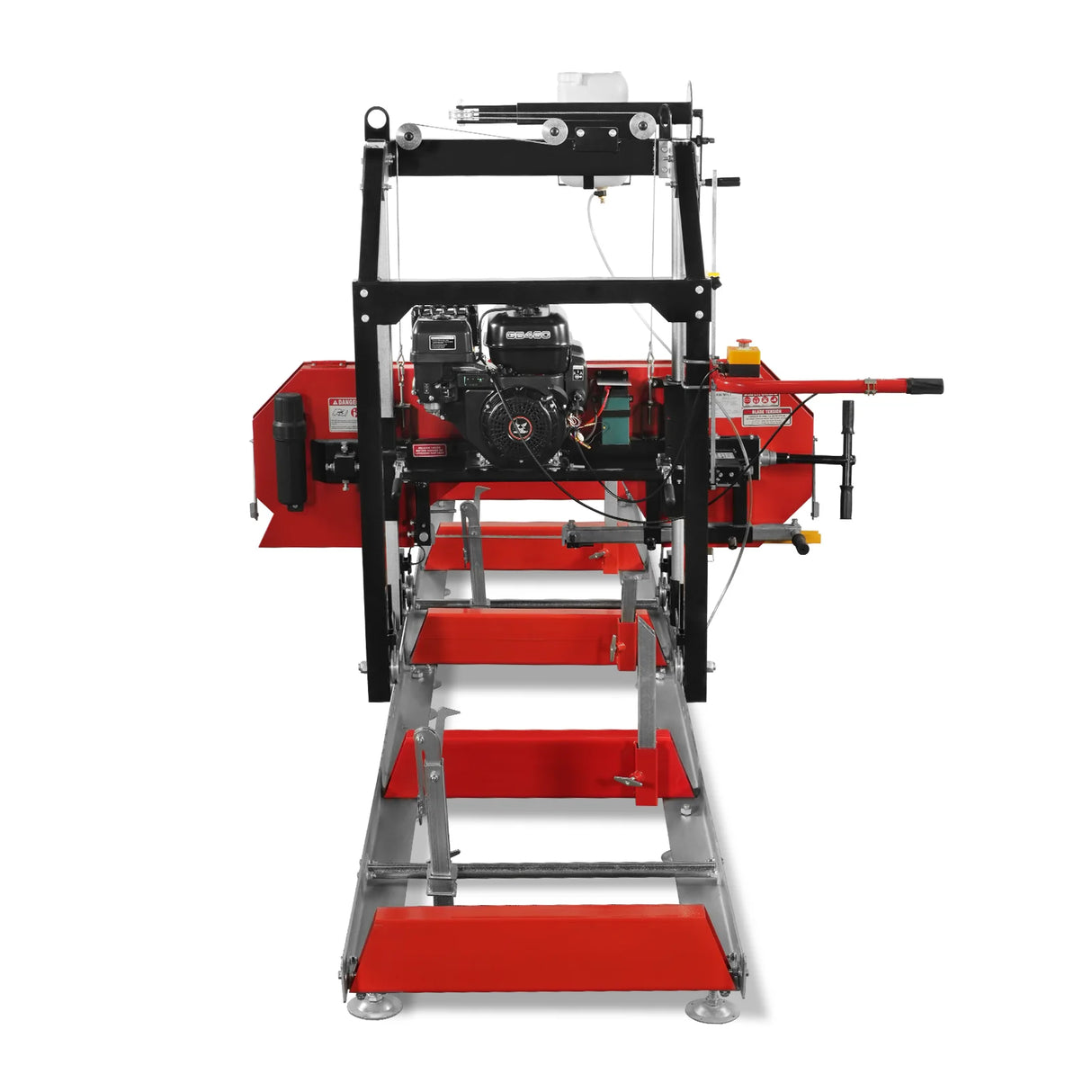 MechMaxx 26" Portable Sawmill, 459cc 15HP E-Start Gasoline Engine, 20" Board Width, 13' Track Length, SM-26