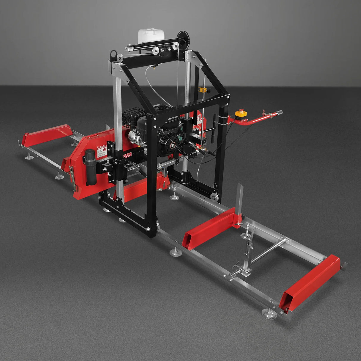 MechMaxx 26" Portable Sawmill, 459cc 15HP E-Start Gasoline Engine, 20" Board Width, 13' Track Length, SM-26