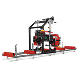 MechMaxx 26" Portable Sawmill, 459cc 15HP E-Start Gasoline Engine, 20" Board Width, 13' Track Length, SM-26
