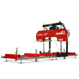 MechMaxx 32" Portable Sawmill, KOHLER CH440 429cc E-Start Gasoline Engine, 26.5" Board Width, 13' Track Length, SM-32