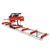 MechMaxx 32" Portable Sawmill (5 x Blades Included), KOHLER CH440 429cc E-Start Gasoline Engine, 26.5" Board Width, 20' Track Length (13' Track Length + 6.4' Track Extension Included), SM-32