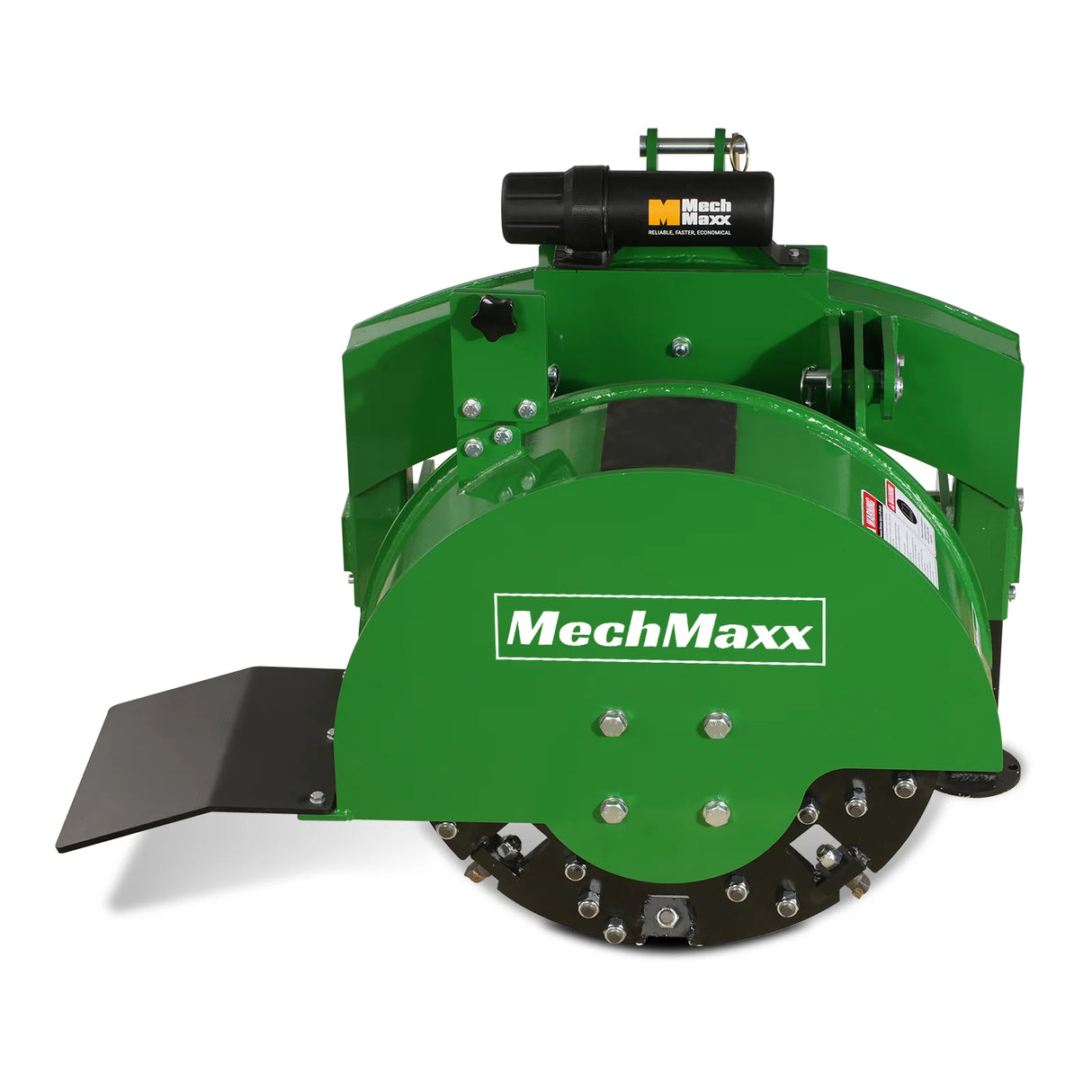 MechMaxx 3-Point PTO Stump Grinder with 34 Carbide Teeth (PTO Shaft Included with Slip Clutch), for 15-45HP Tractor, SG24 – Green
