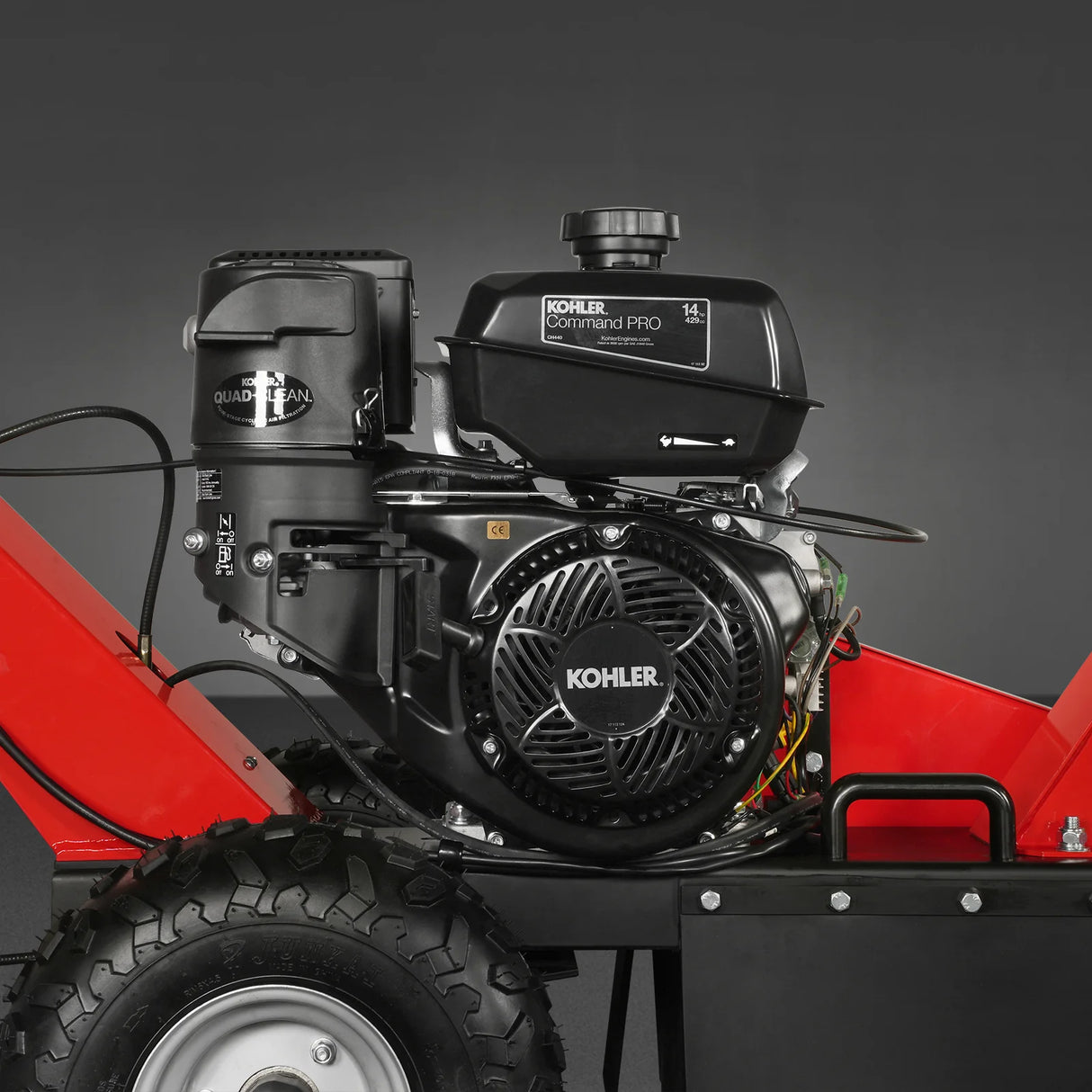 MechMaxx 15-inch 14hp 429cc KOHLER E-Start Stump Grinder with Tow Bar,  SG380