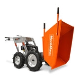 MechMaxx 660lbs Capacity 6.5HP Gas Powered Wheelbarrow  Cart T25 4F+1R Gearbox , T25