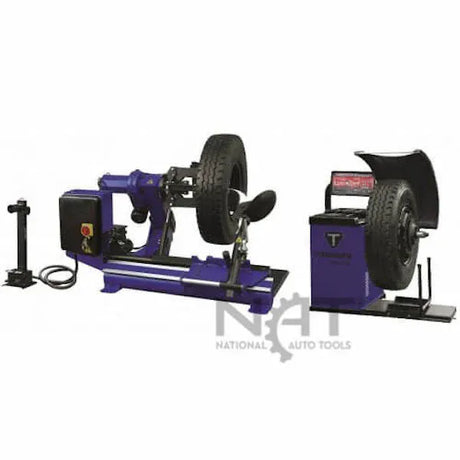 Triumph NTC-650 Heavy-Duty Truck Tire Changer + NTB-1200 Wheel Balancer Combo