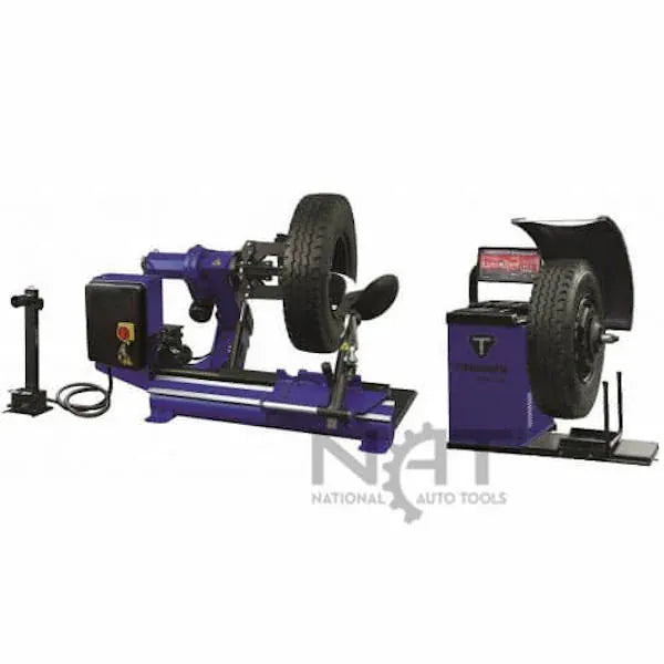 Triumph NTC-650 Heavy-Duty Truck Tire Changer + NTB-1200 Wheel Balancer Combo