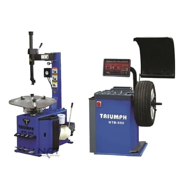 Triumph NTC-950 Tire Changer and NTB-550 Wheel Balancer Combo