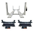 Triumph NTR-24 24,000 lb 4 Post Auto Lift + 2 RJ-15 Rolling Bridge Jacks Combo