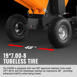 MechMaxx 6 inch E-start ZONSEN 420cc 13.4hp Gasoline Engine Powered Drum Wood Chipper ,  P4206