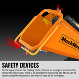 MechMaxx 6 inch E-start ZONSEN 420cc 13.4hp Gasoline Engine Powered Drum Wood Chipper ,  P4206
