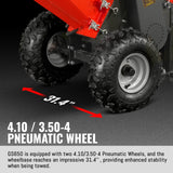 MechMaxx HONDA GX200 Gasoline Engine Powered 4 inch Wood Chipper,  GS650