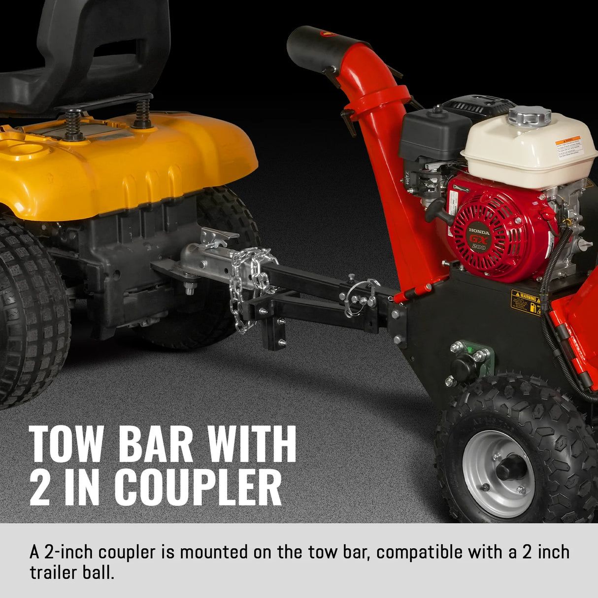 MechMaxx HONDA GX200 Gasoline Engine Powered 4 inch Wood Chipper,  GS650