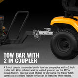 MechMaxx 5 inch E-start DUCAR 420cc 15hp Gasoline Engine Powered Drum Wood Chipper with Towbar ,  PGS1500
