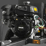 MechMaxx 5 inch E-Start KOHLER 429cc 14hp Gasoline Engine Powered Disc Wood Chipper with Taillight ,  P4205