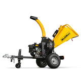 MechMaxx 5 inch E-Start KOHLER 429cc 14hp Gasoline Engine Powered Disc Wood Chipper with Taillight ,  P4205