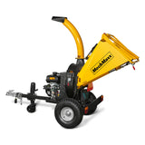 MechMaxx 5 inch E-Start KOHLER 429cc 14hp Gasoline Engine Powered Disc Wood Chipper with Taillight ,  P4205
