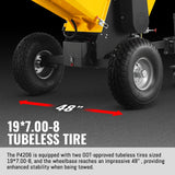 MechMaxx 6 inch E-start ZONSEN 459cc 15hp Gasoline Engine Powered Drum Wood Chipper,  P4206