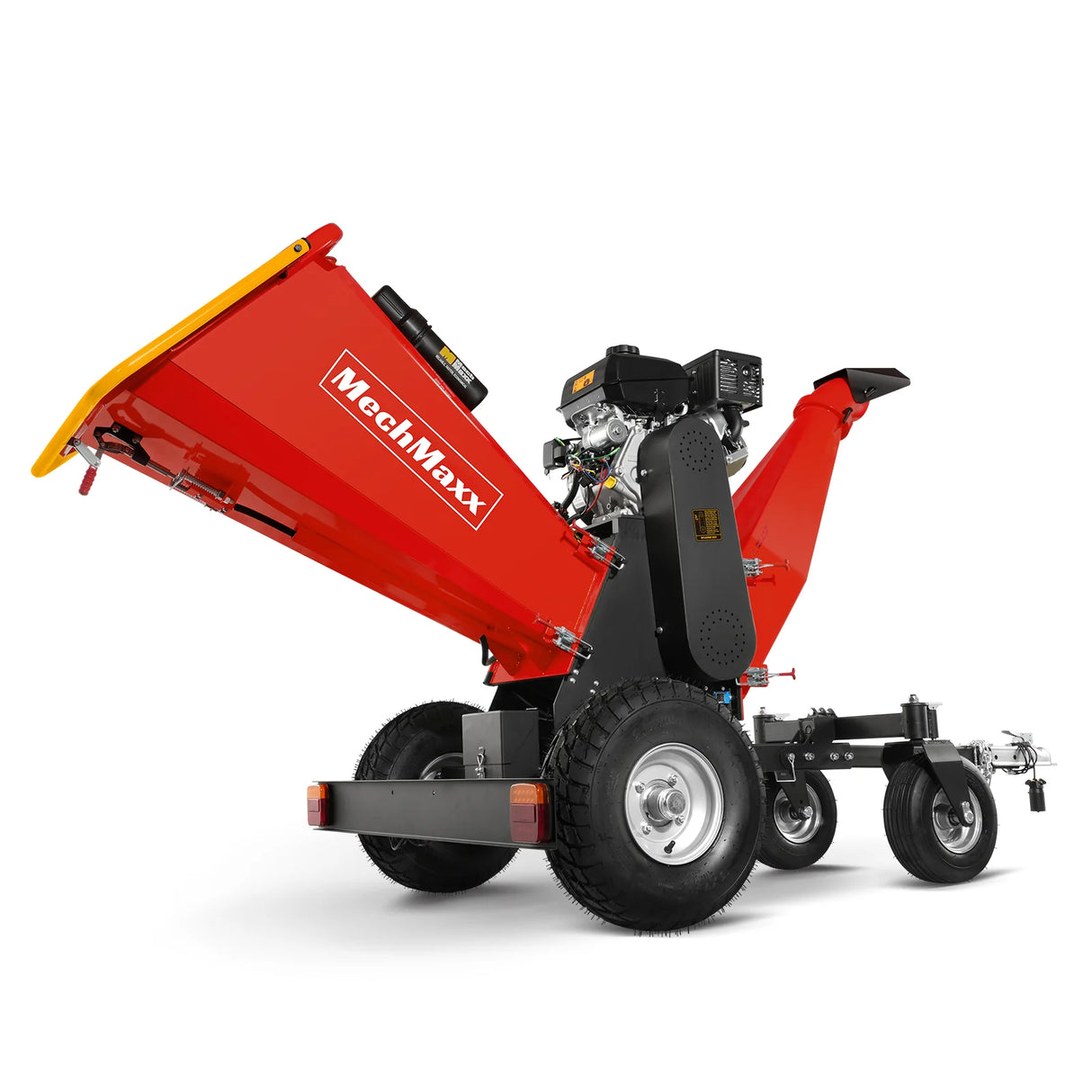 MechMaxx 6 inch KOHLER E-Start 429cc 14HP Gas Powered 4 - Wheel Drum Wood Chipper with Taillight ,  B150