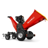 MechMaxx 6 inch KOHLER E-Start 429cc 14HP Gas Powered 4 - Wheel Drum Wood Chipper with Taillight ,  B150