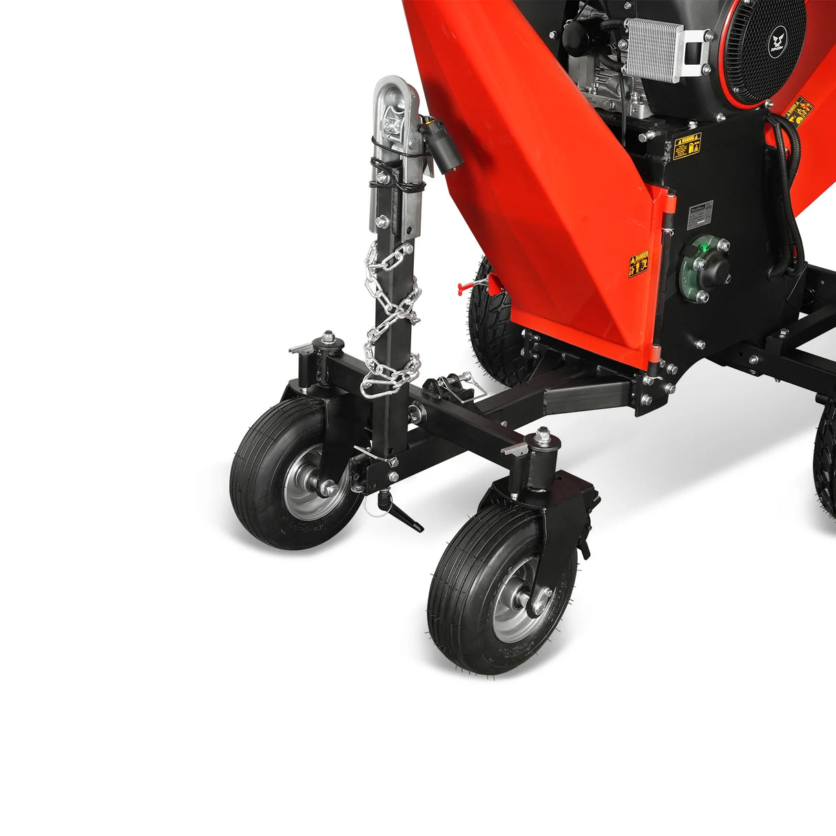 MechMaxx 8 inch ZONSEN E-Start 1000cc 35hp Gas Powered 4 - Wheel Drum Wood Chipper with Taillight ,  B200