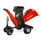 MechMaxx 8 inch ZONSEN E-Start 1000cc 35hp Gas Powered 4 - Wheel Drum Wood Chipper with Taillight ,  B200