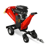 MechMaxx 8 inch ZONSEN E-Start 1000cc 35hp Gas Powered 4 - Wheel Drum Wood Chipper with Taillight ,  B200