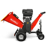 MechMaxx 8 inch ZONSEN E-Start 1000cc 35hp Gas Powered 4 - Wheel Drum Wood Chipper with Taillight ,  B200